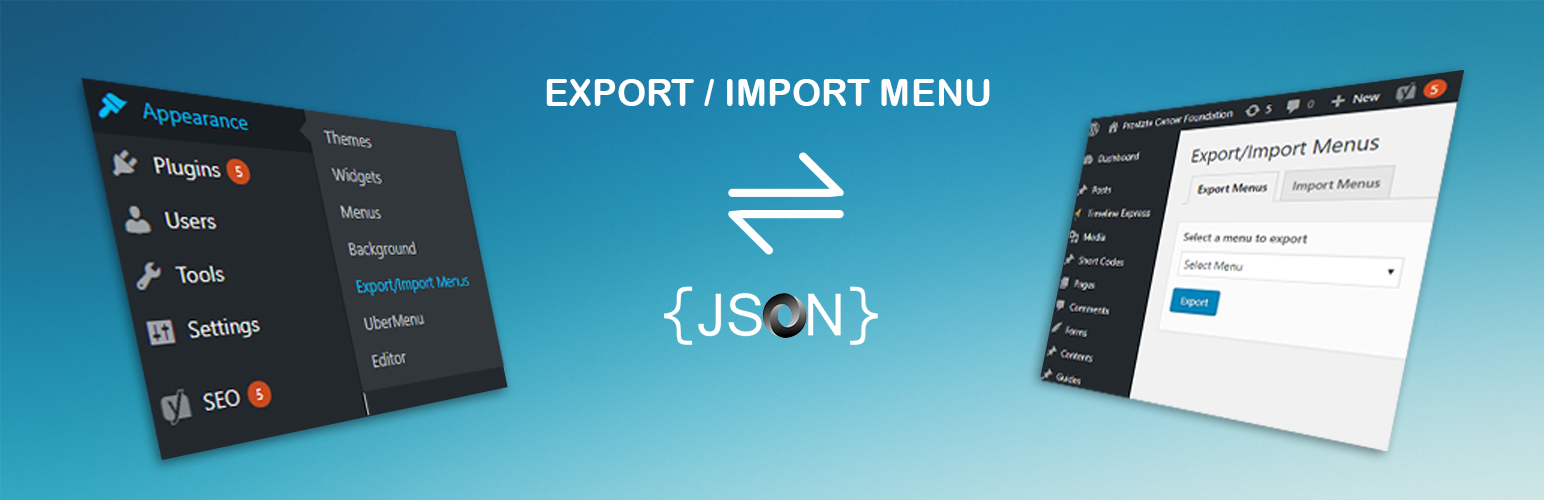 Export Import Menus