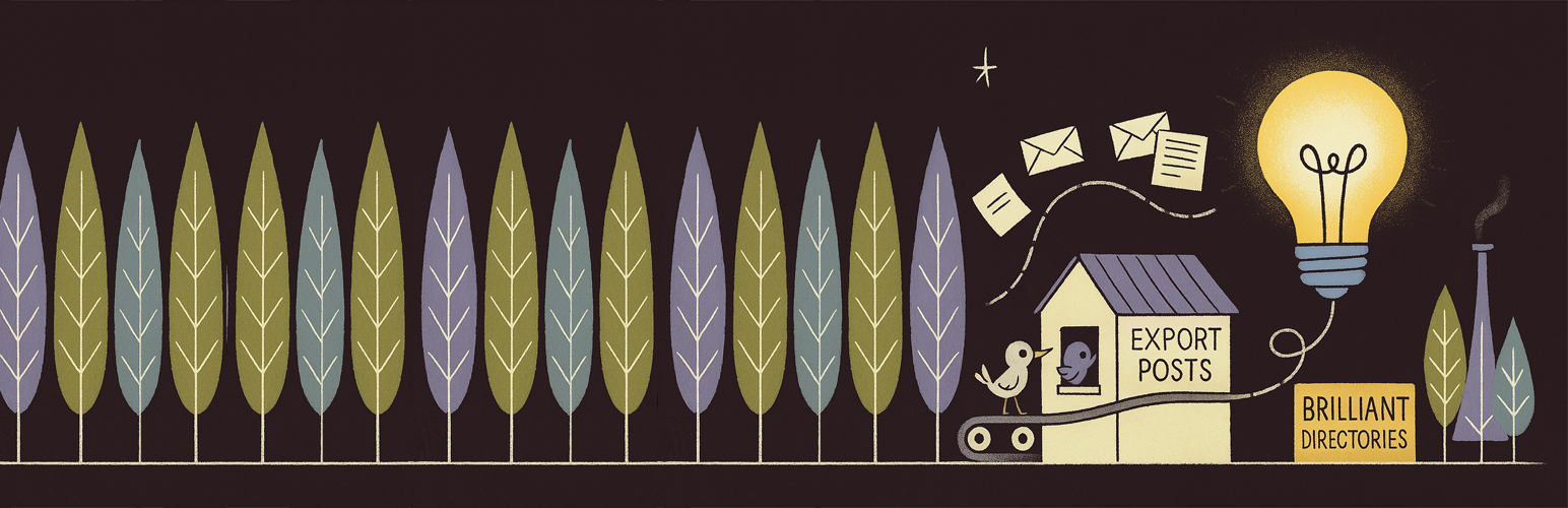 Export Posts to Brilliant Directories