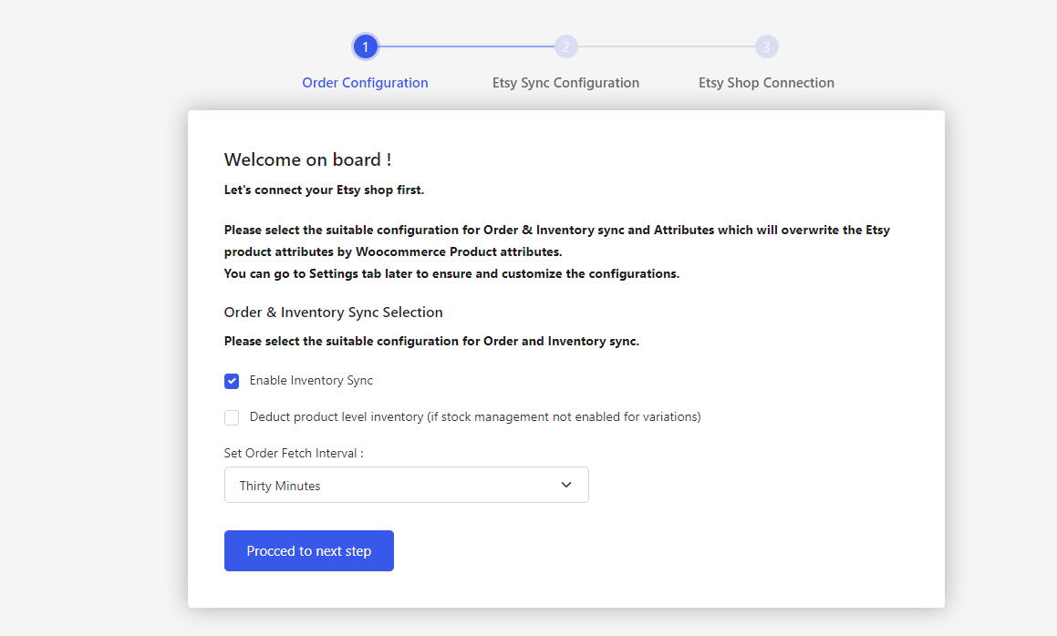 On-boarding Stage