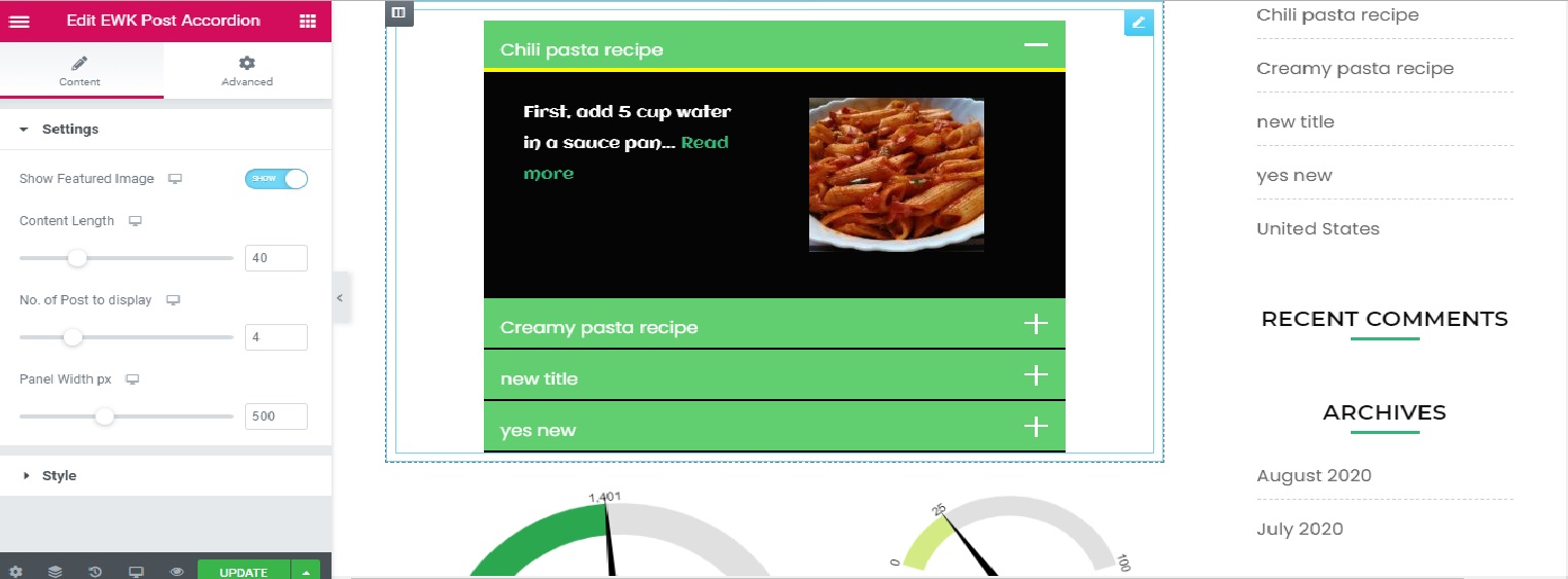 Extended widgets addon kit for Elementor