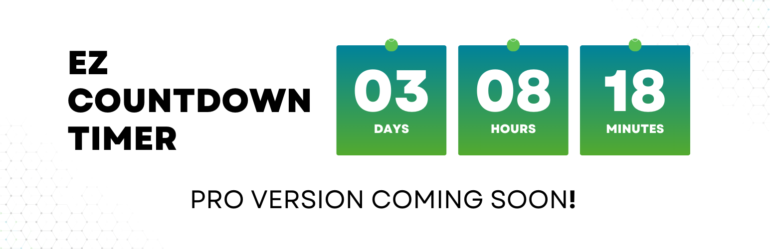 WordPress 外掛 EZ Countdown Timer 的封面圖片。