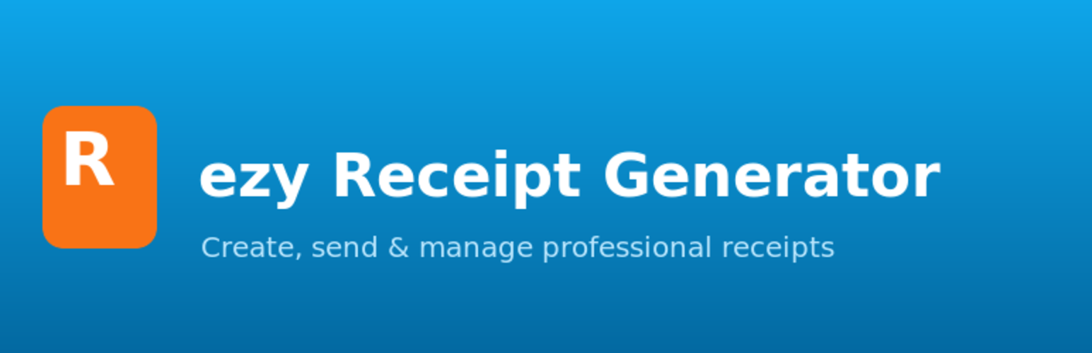 ezy Receipt Generator
