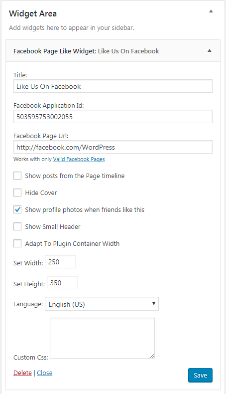 screenshot-1.png - Explains how you can configure plugin in admin widget area.