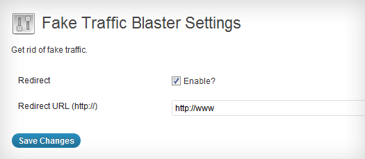 Settings page