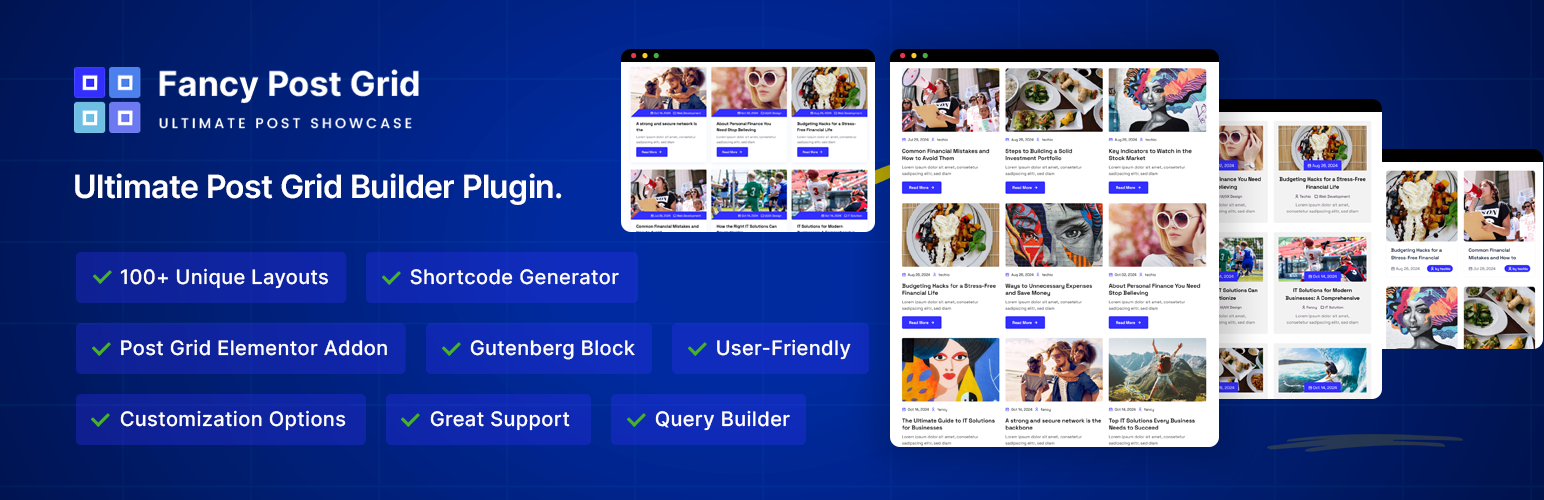 Fancy Post Grid – Ultimate Post Grid Builder