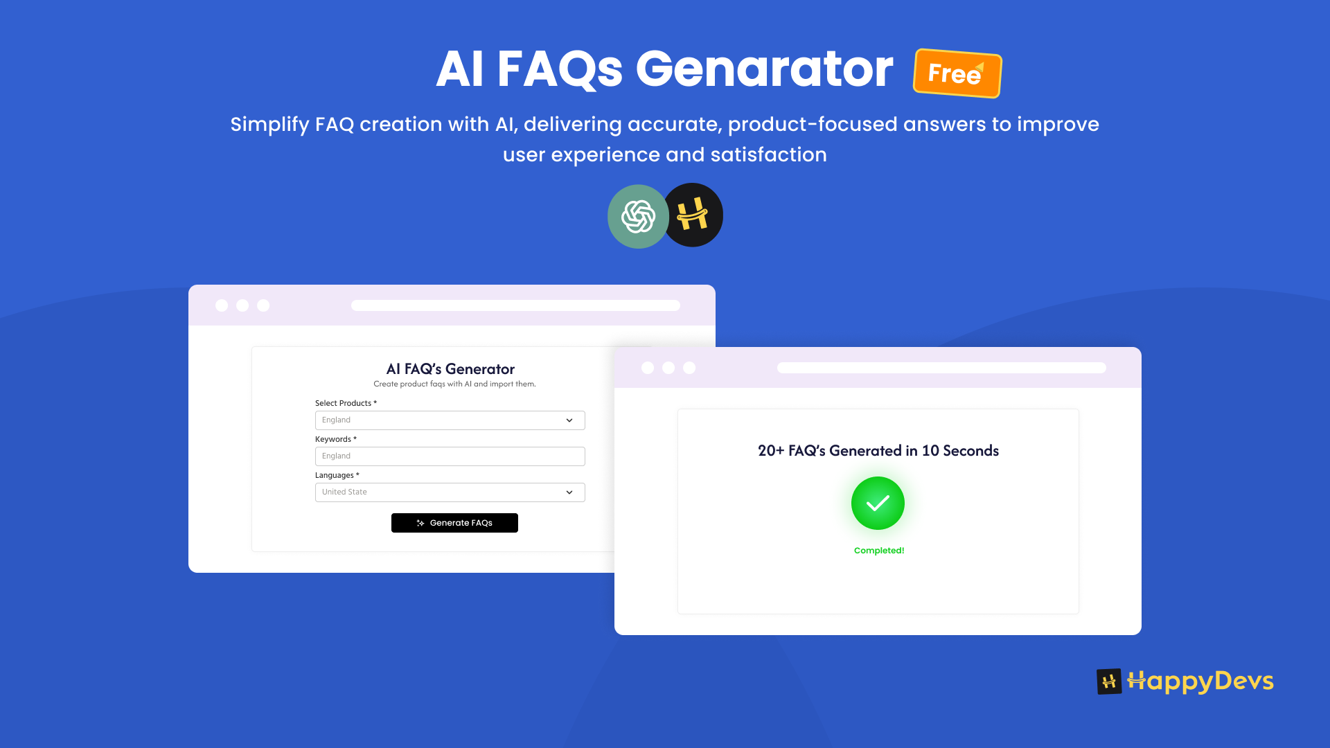 AI FAQs Generator