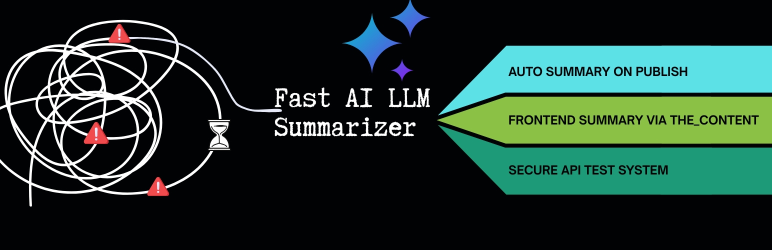 Fast AI LLM Summarizer