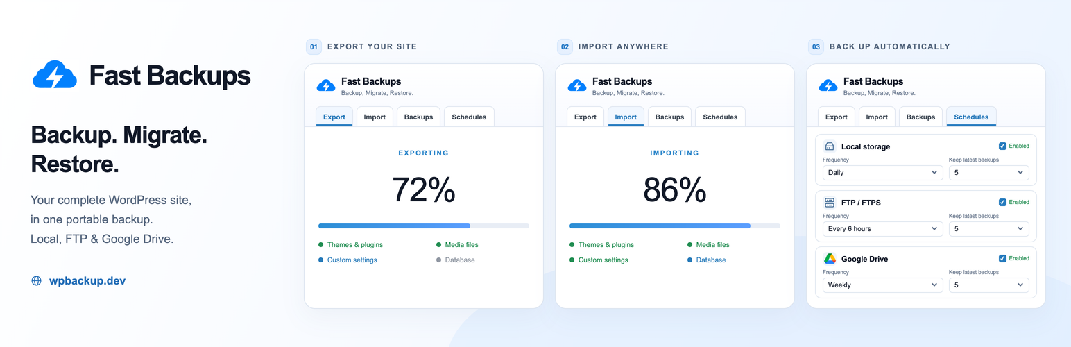 Fast Backups