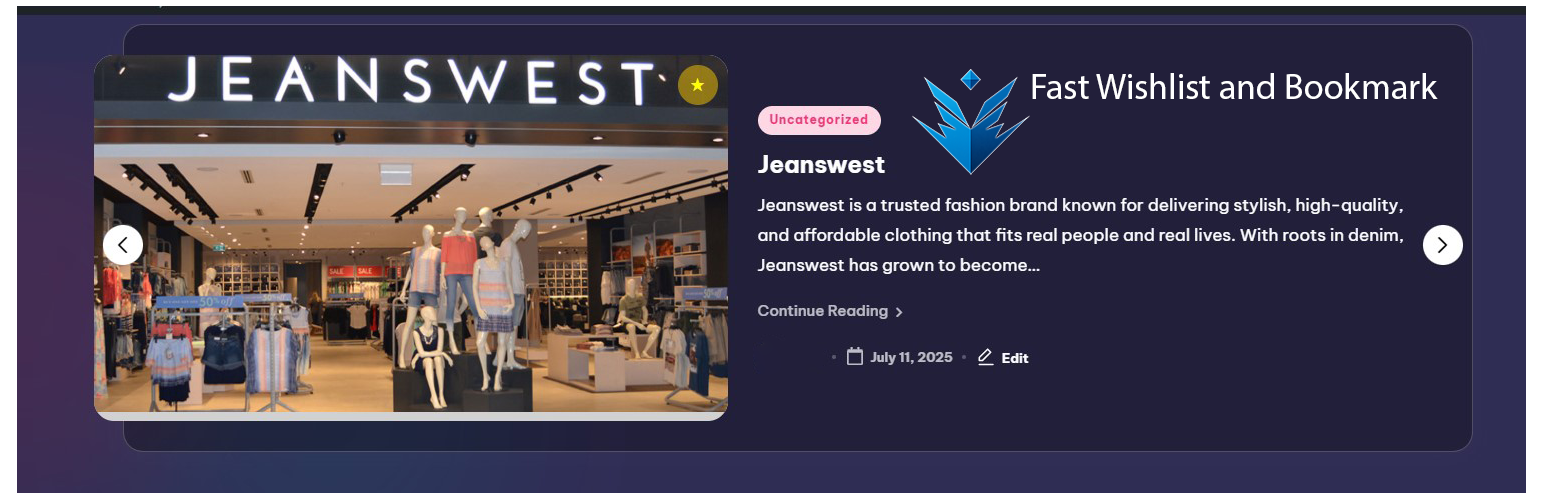 Fast Wishlist and Bookmark