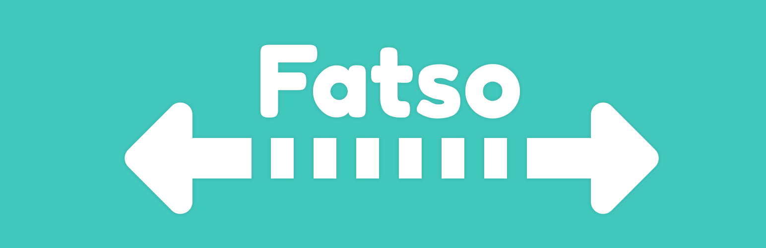 WordPress 外掛 Fatso 的封面圖片。