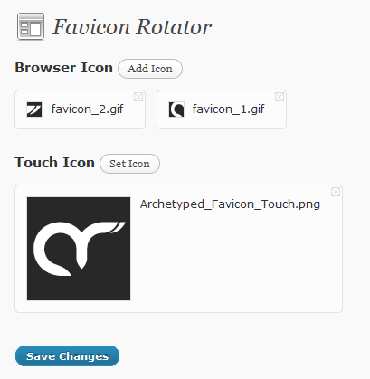 Favicon Rotator Screenshot