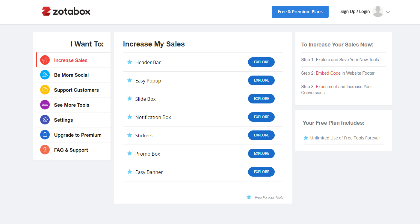 Zotabox Dashboard