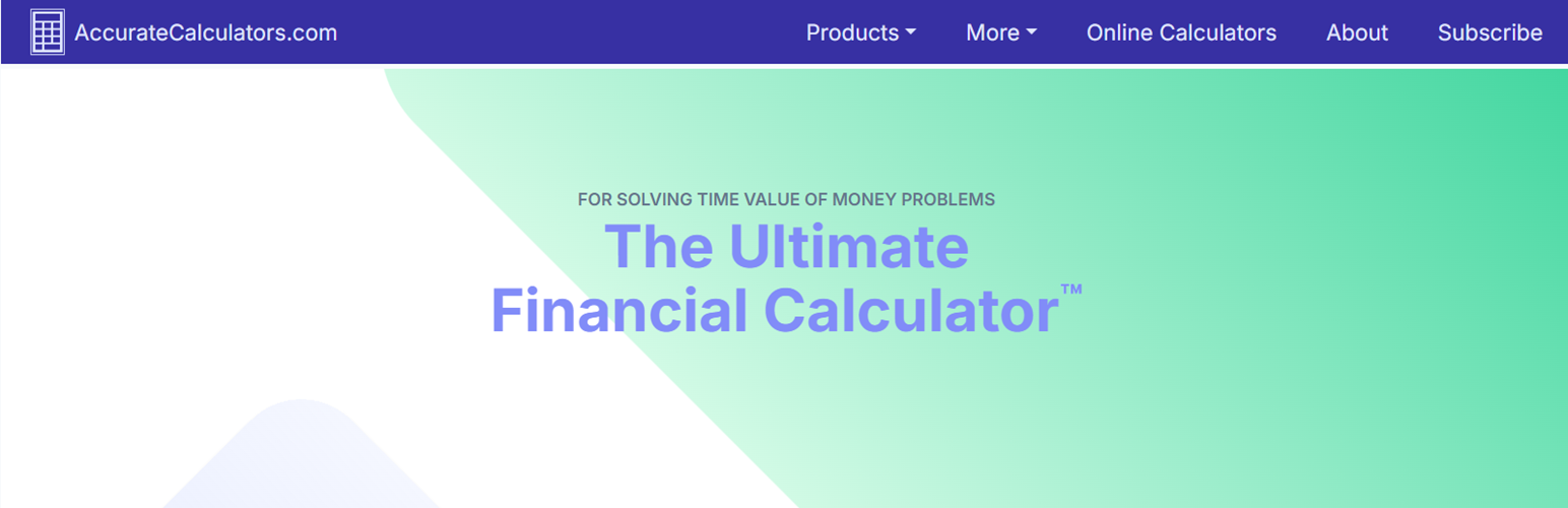 WordPress 外掛 AC's Loan Calculator 的封面圖片。