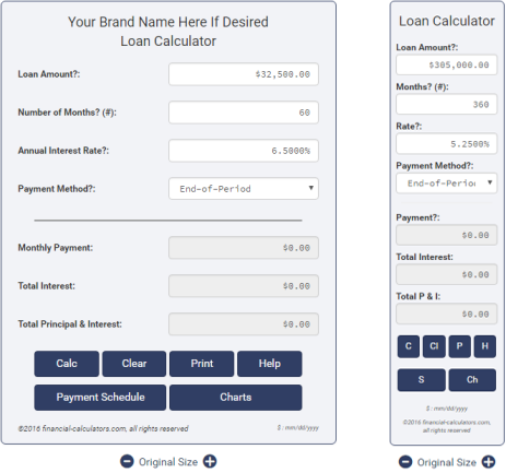 AC&#039;s Loan Calculator