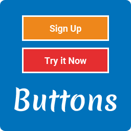 Buttons for Gutenberg logo