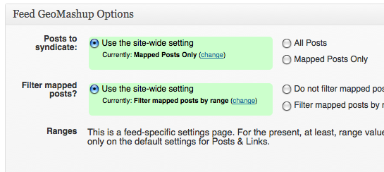 Feed GeoMashup feed-specific overrides