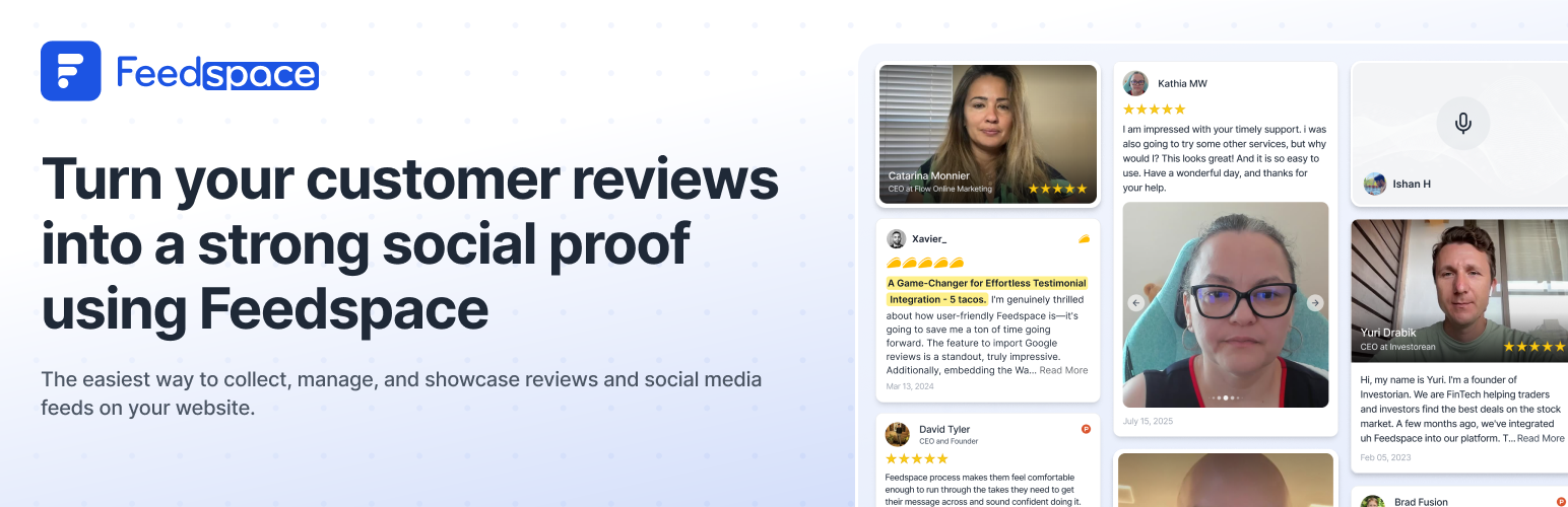 Feedspace Review Widgets