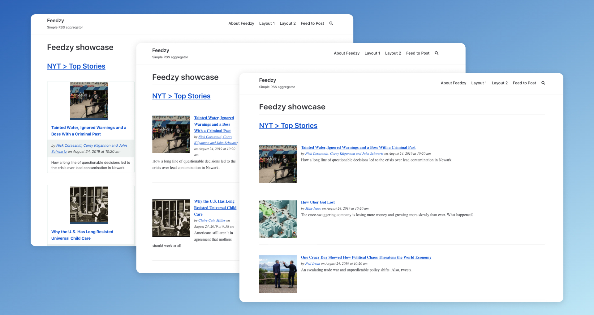 Feedzy Layouts