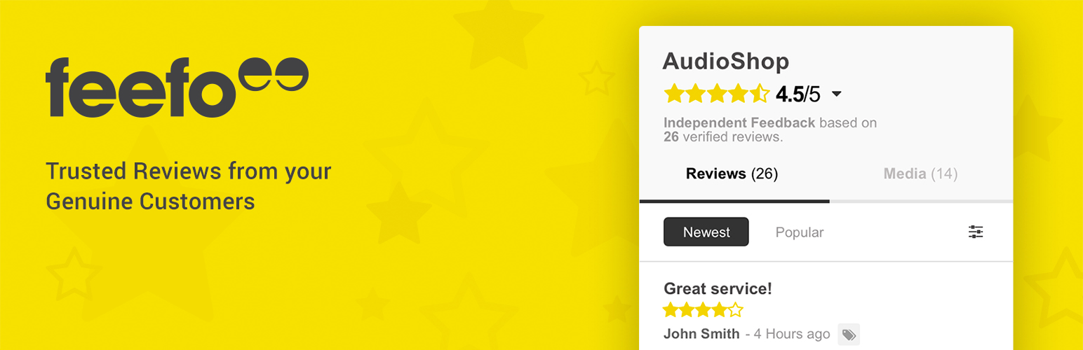 Feefo Ratings & Reviews for WooCommerce