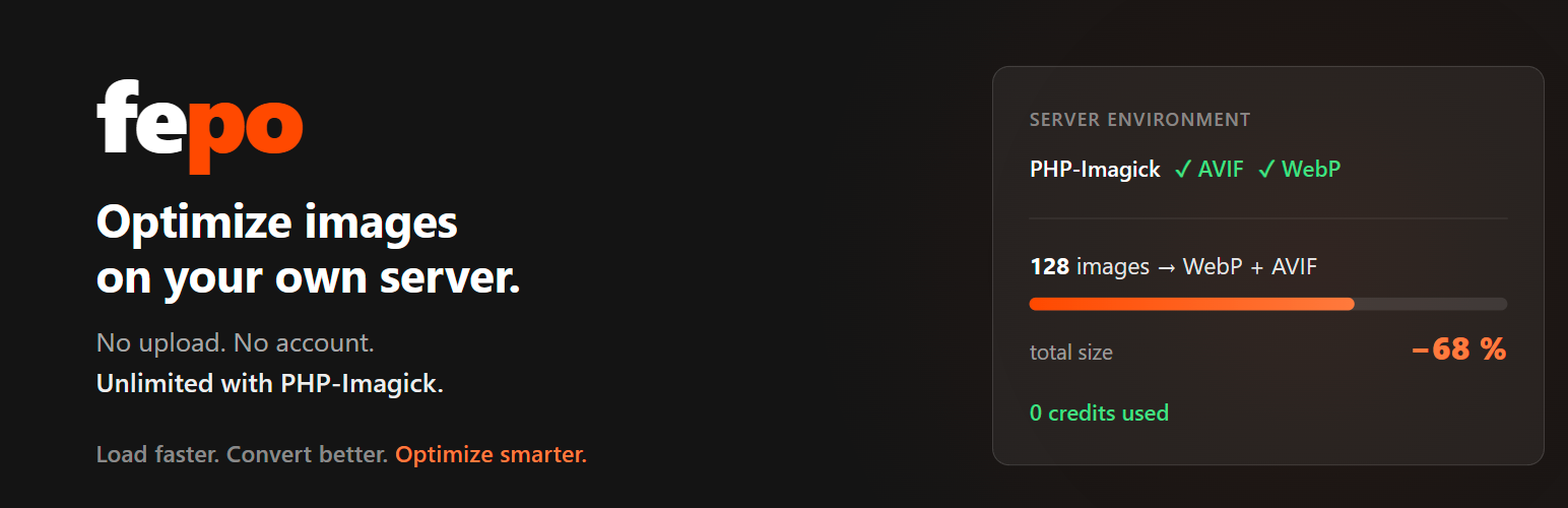 fepo — Image &amp; Font Optimizer