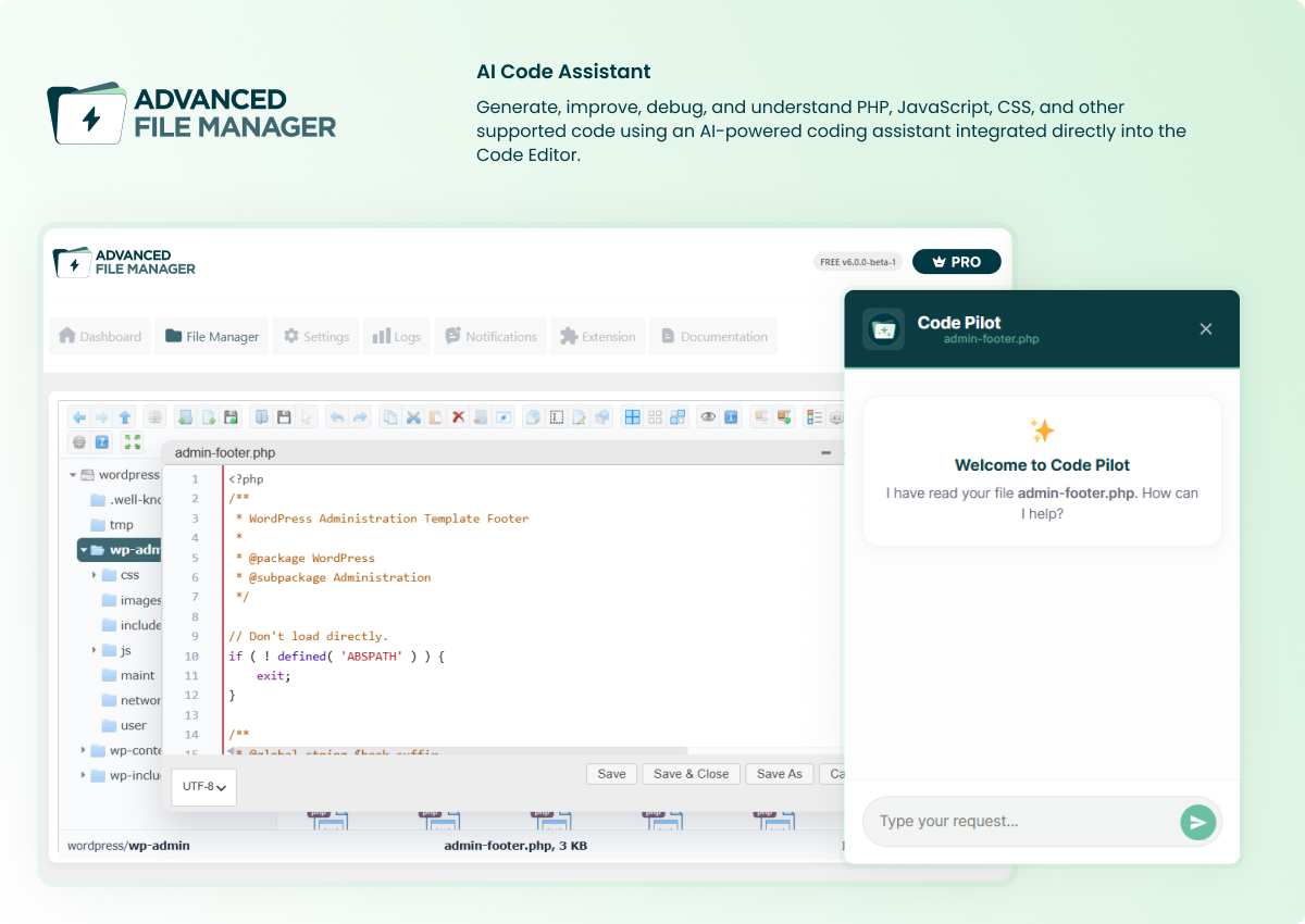 AI Code Editor (Code Pilot)
