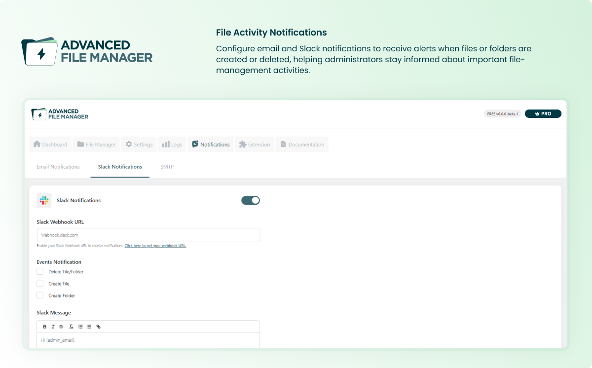 File Activity Notifications