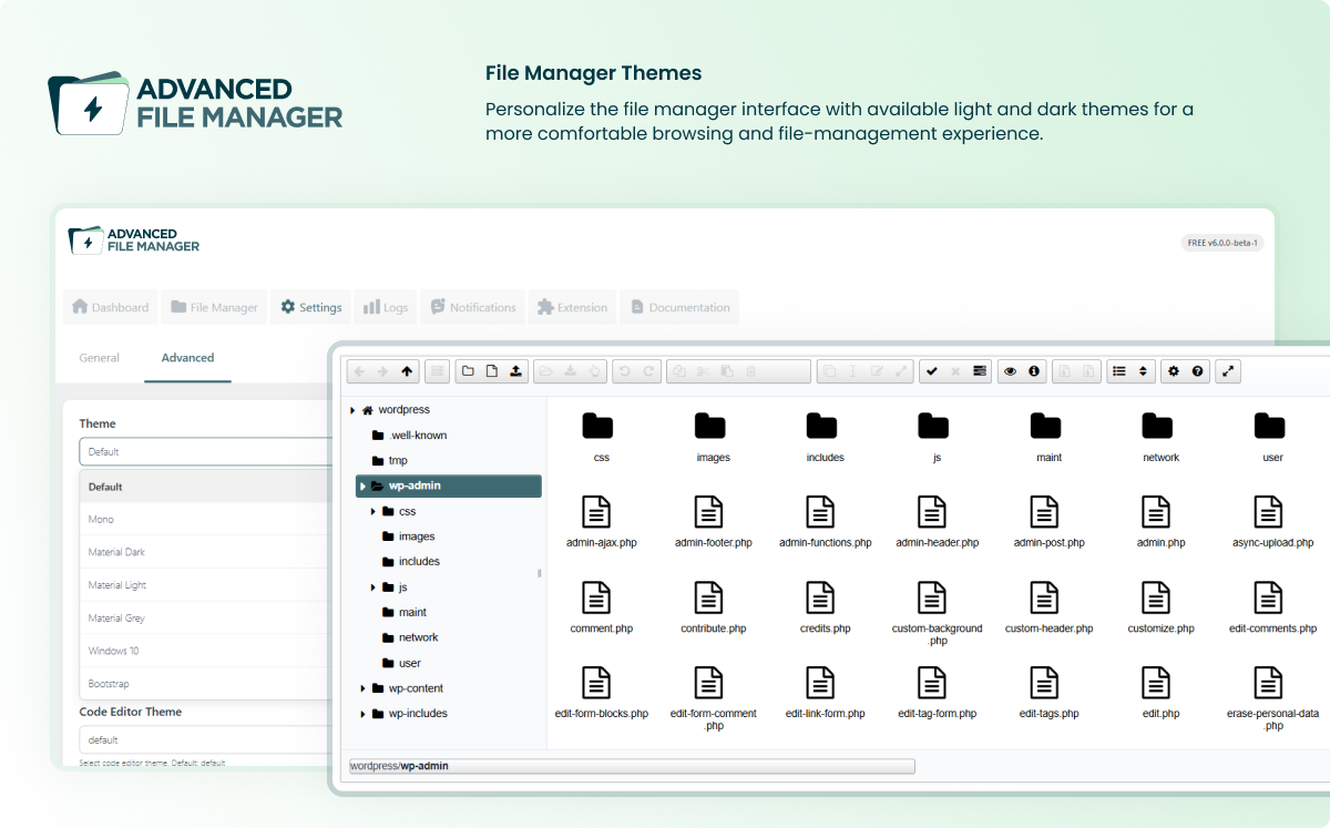File Manager Themes