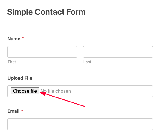 File Upload For WPForms – Filenzo - Screenshot 1