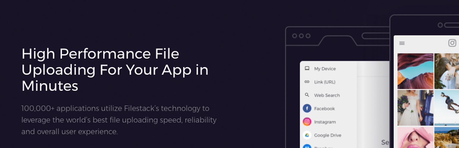 WordPress 外掛 Filestack WP Upload 的封面圖片。