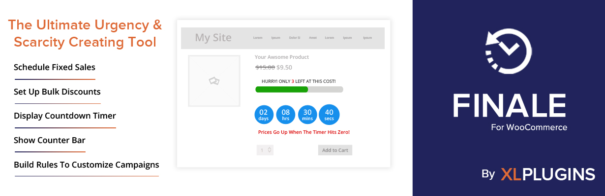 Finale Lite – Sales Countdown Timer & Discount for WooCommerce
