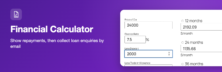 Financial Calculator preview