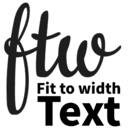 Fit To Width – CSS-only responsive text logo