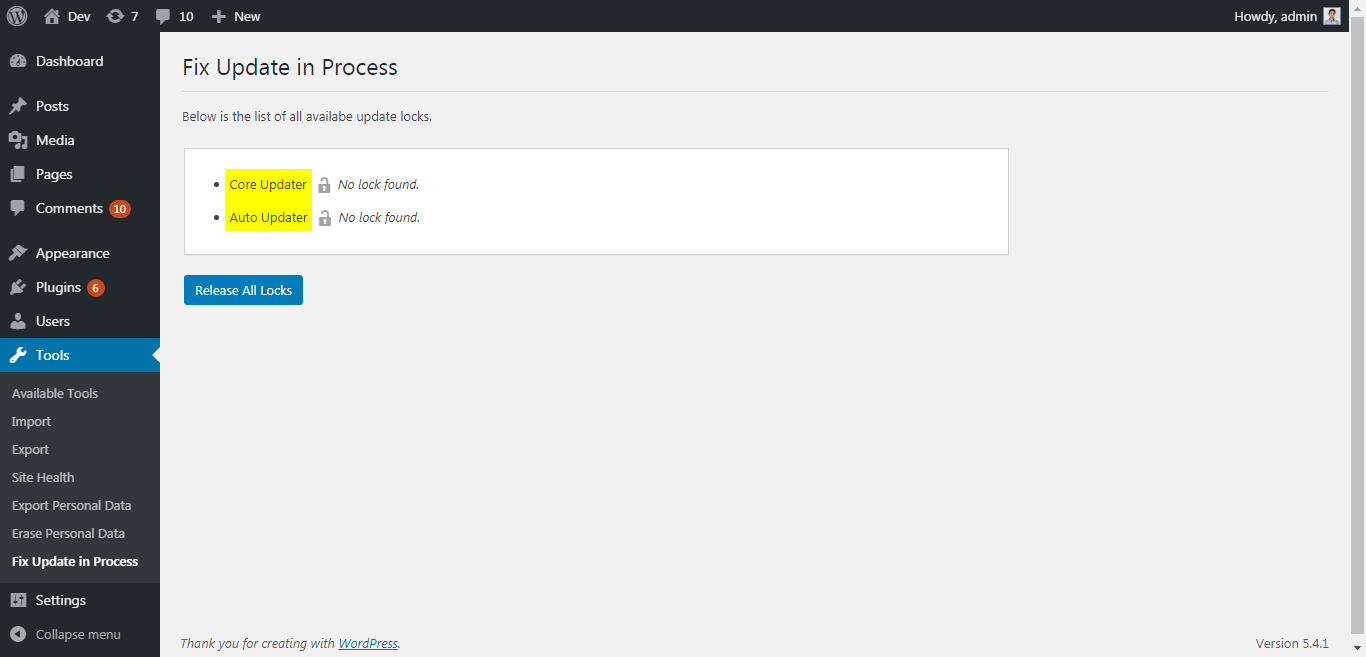 Fix Another update is currently in progress