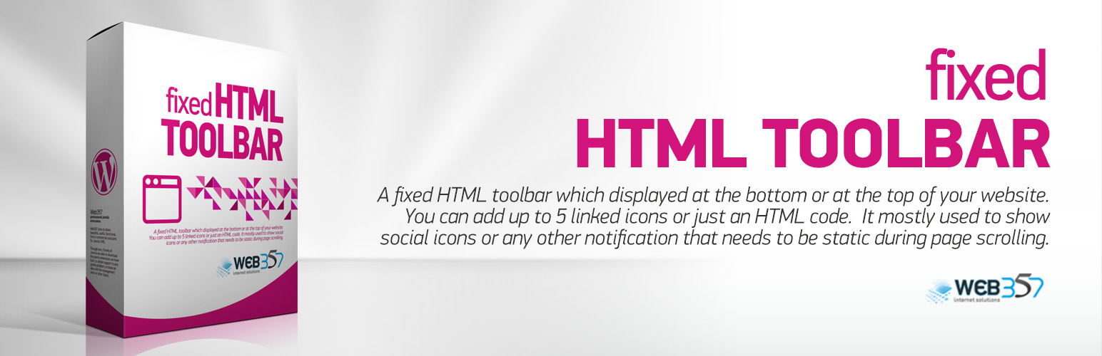 Fixed HTML Toolbar