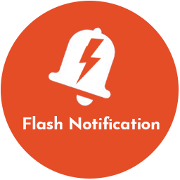 Flash Notification Icon
