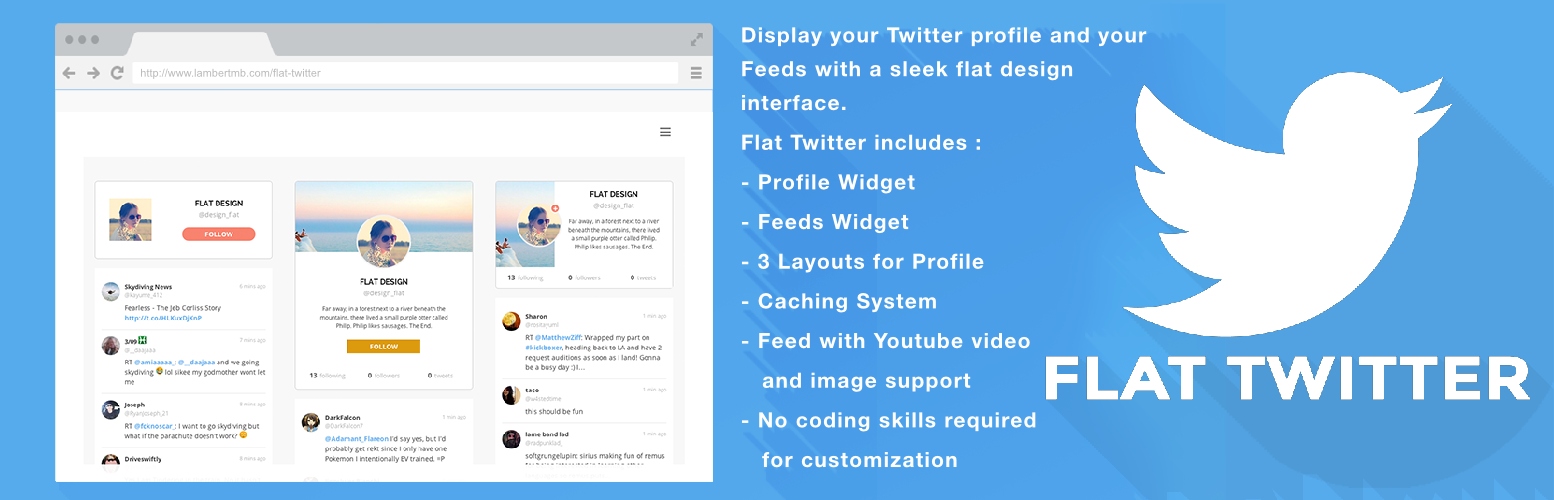 Flat Twitter