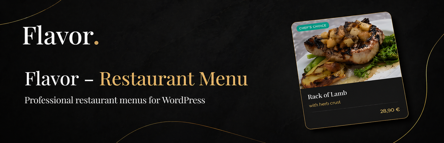 Flavor – Restaurant Menu