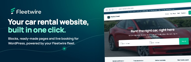 Fleetwire – Car Rental Booking & Website Builder preview