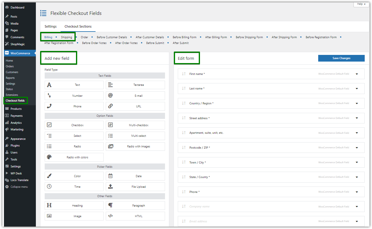 How to add a custom field to the WooCommerce checkout