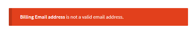 WooCommerce checkout email validation