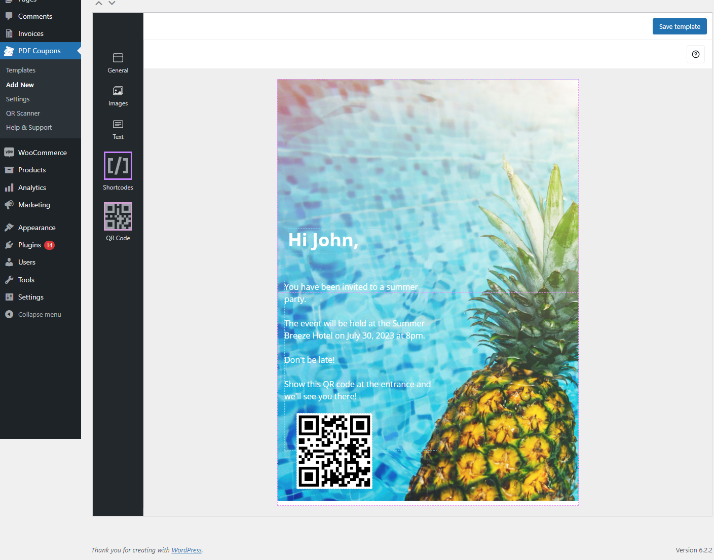 QR code on WooCommerce PDF tickets (PRO add-on).