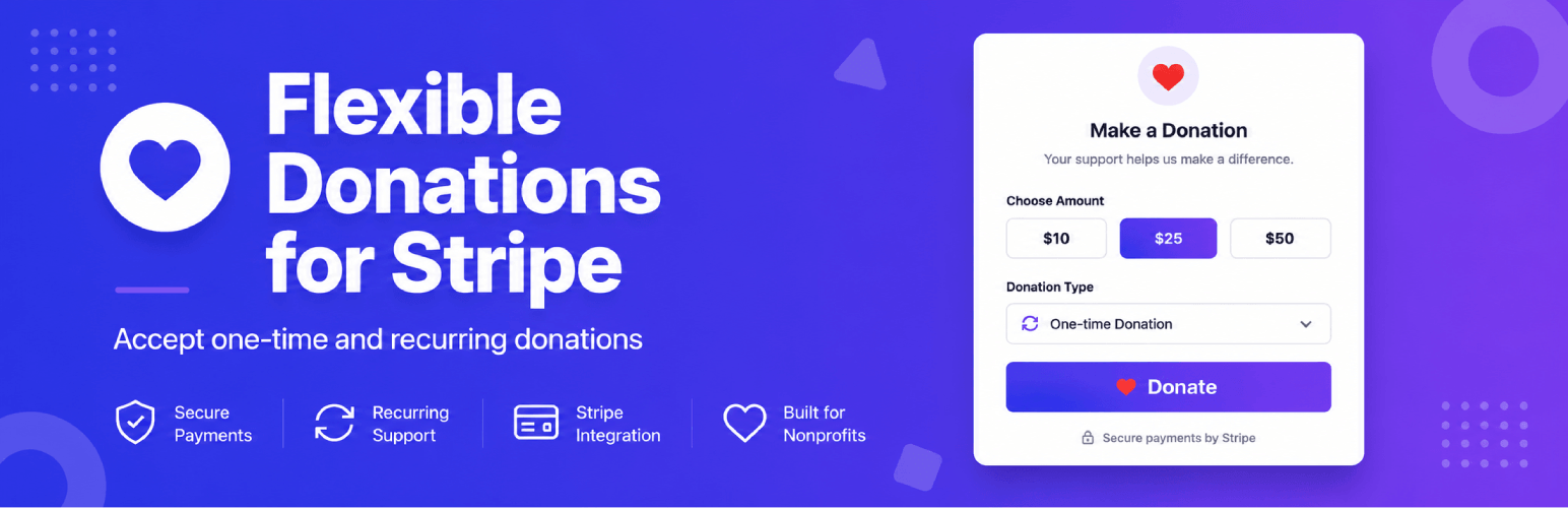 Flexible Donations for Stripe