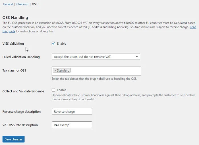 The WooCommerce invoice system is compatible with EU law (OSS, reverse charge, EU VAT) (PRO).