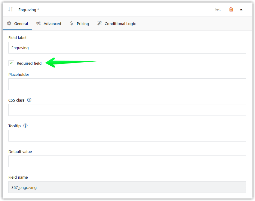 WooCommerce mandatory product fields - make a field required