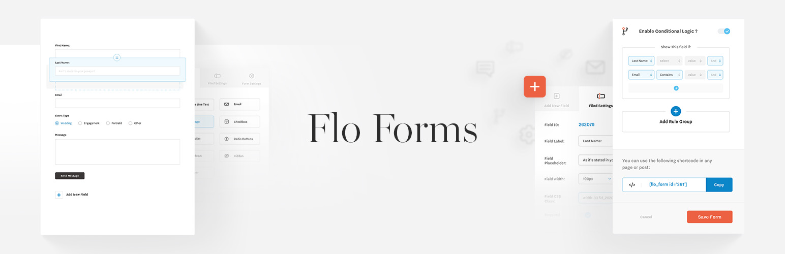Product image for Flo Forms – Easy Drag & Drop Form Builder.