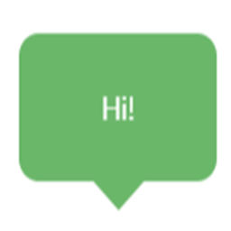 Floating Chat Bubble Icon