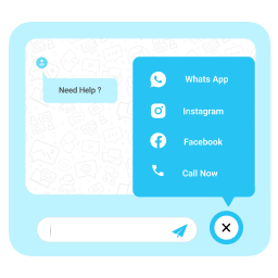Floating Chat Buttons – Click to Call or Chat, Email