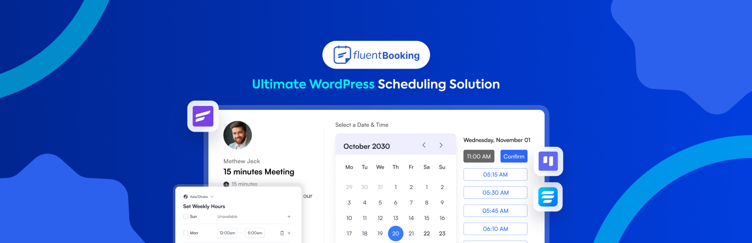 Fluent Booking &#8211; The Ultimate Appointments Scheduling, Events Booking, Events Calendar Solution