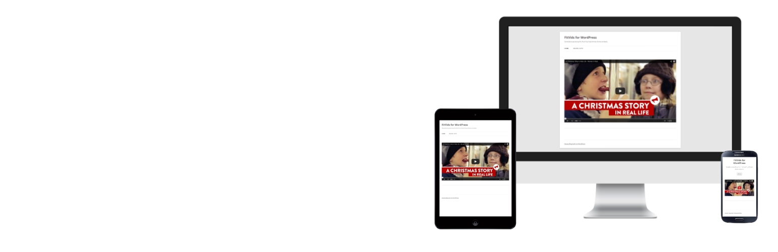 WordPress 外掛 Fluidvids for WordPress 的封面圖片。