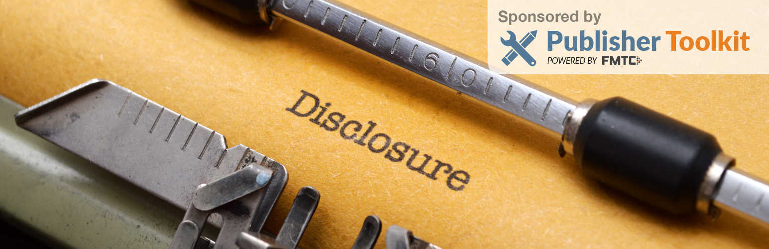 WordPress 外掛 FMTC Affiliate Disclosure 的封面圖片。